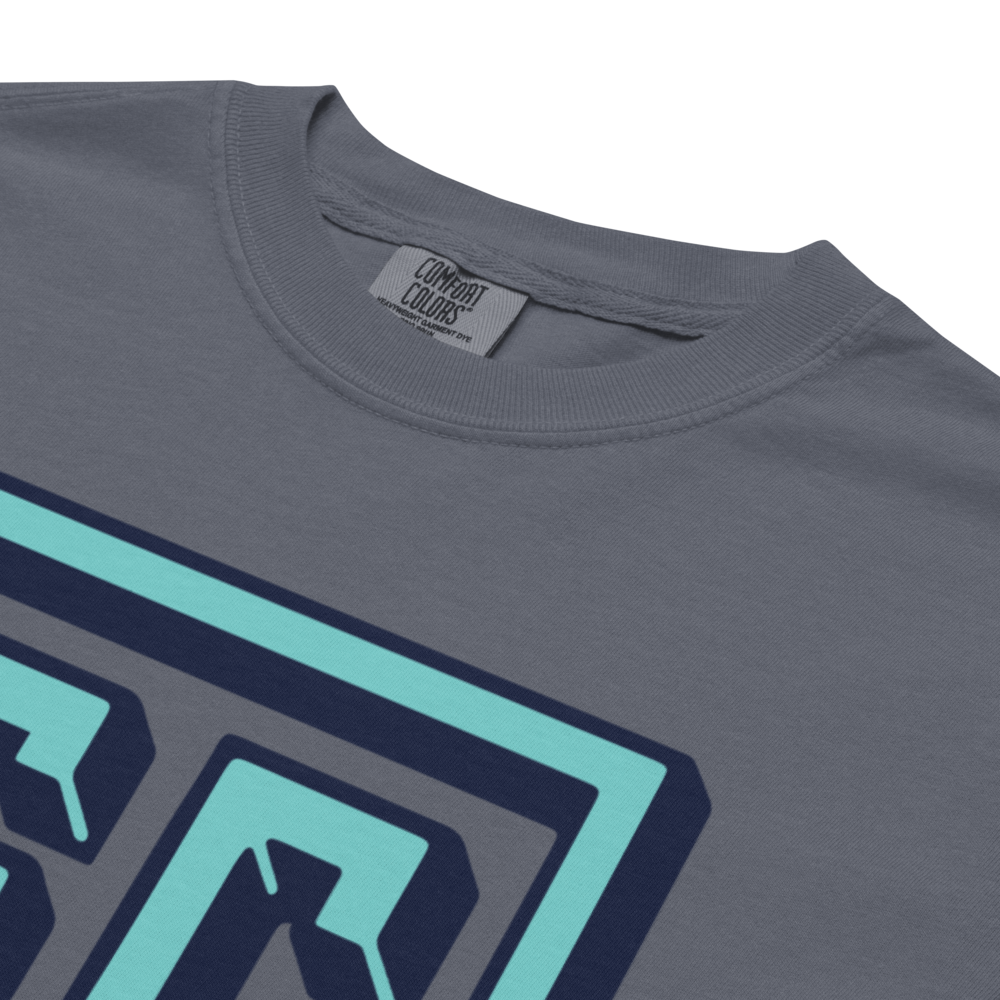 Scum Studios - Blue Block Logo Tee